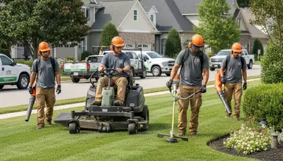 Waltham, MA tree service crew trimming branches for safe, professional property care