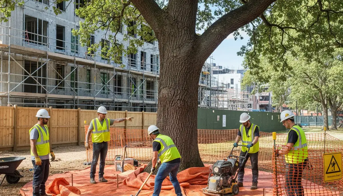 Root protection service for tree health in Waltham, MA by Arbor Tree Care