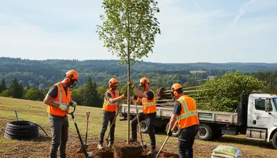 Tree planting services in Waltham, MA by local arborist for residential and commercial properties
